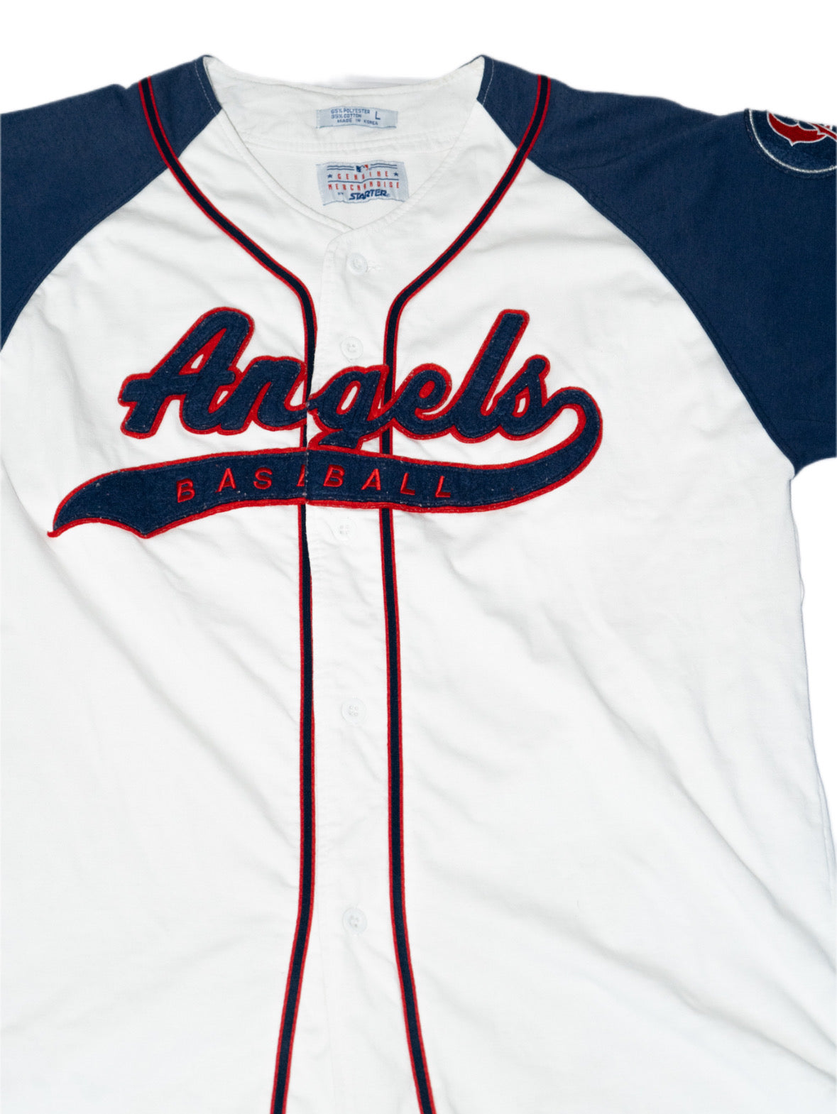 Vintage Anaheim Angels MLB Baseball Jersey Starter 3XL Sewn Retro